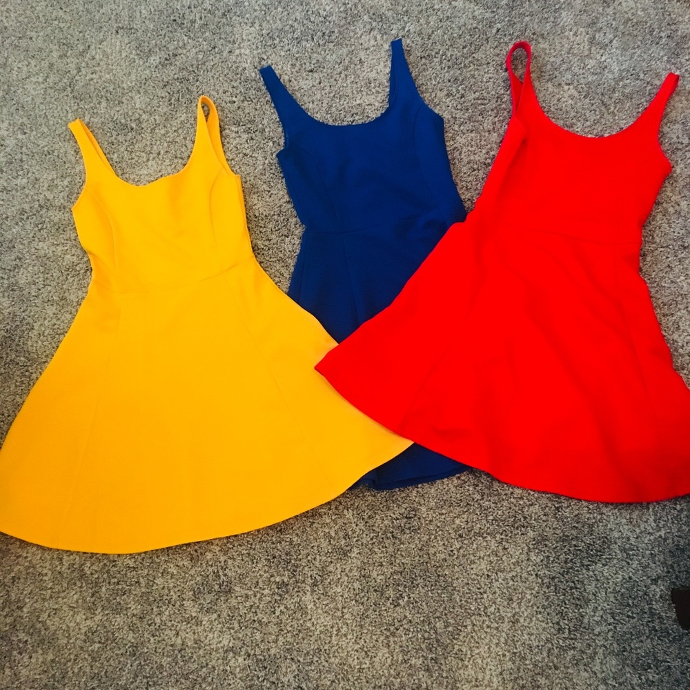 Bundle! 3 Fit And Flare Dresses XS